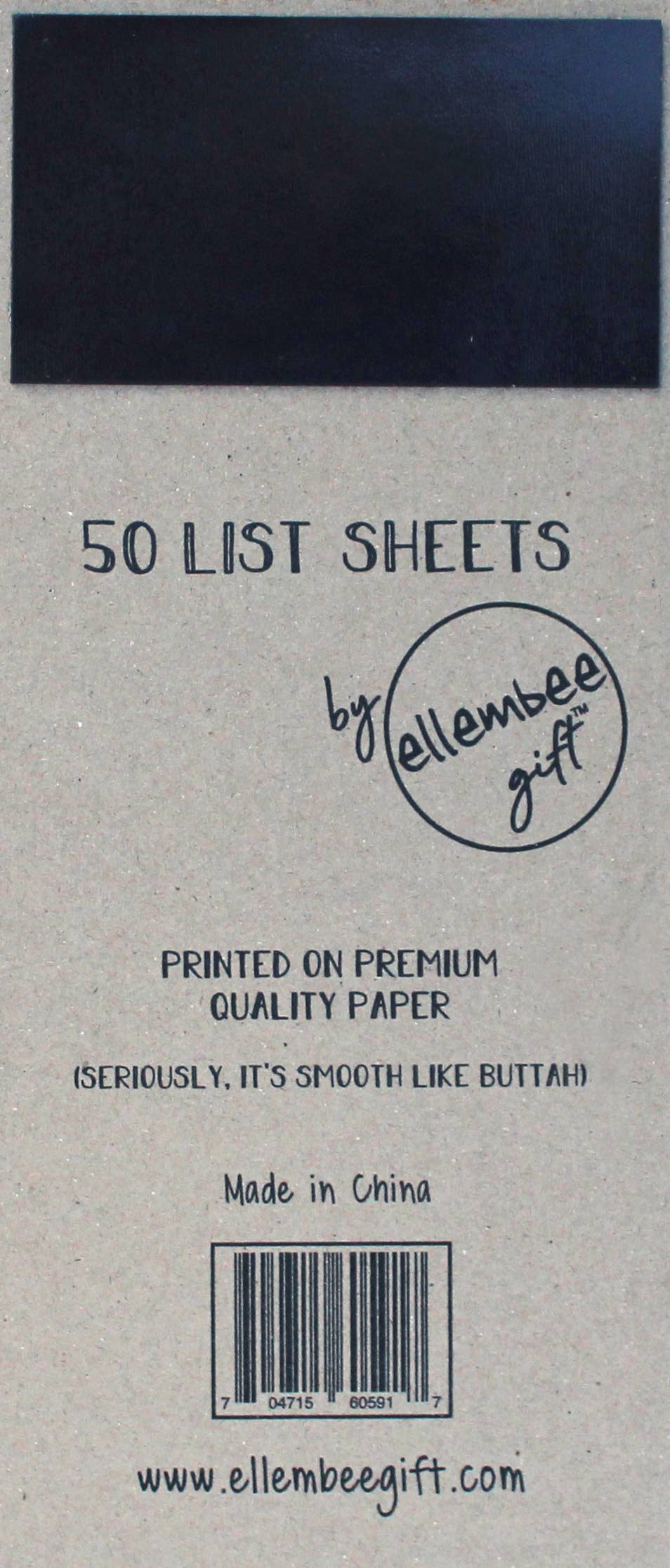 Writing all the thing's printed list pad 50 sheets