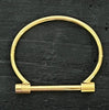 14K Stirrup Bracelet