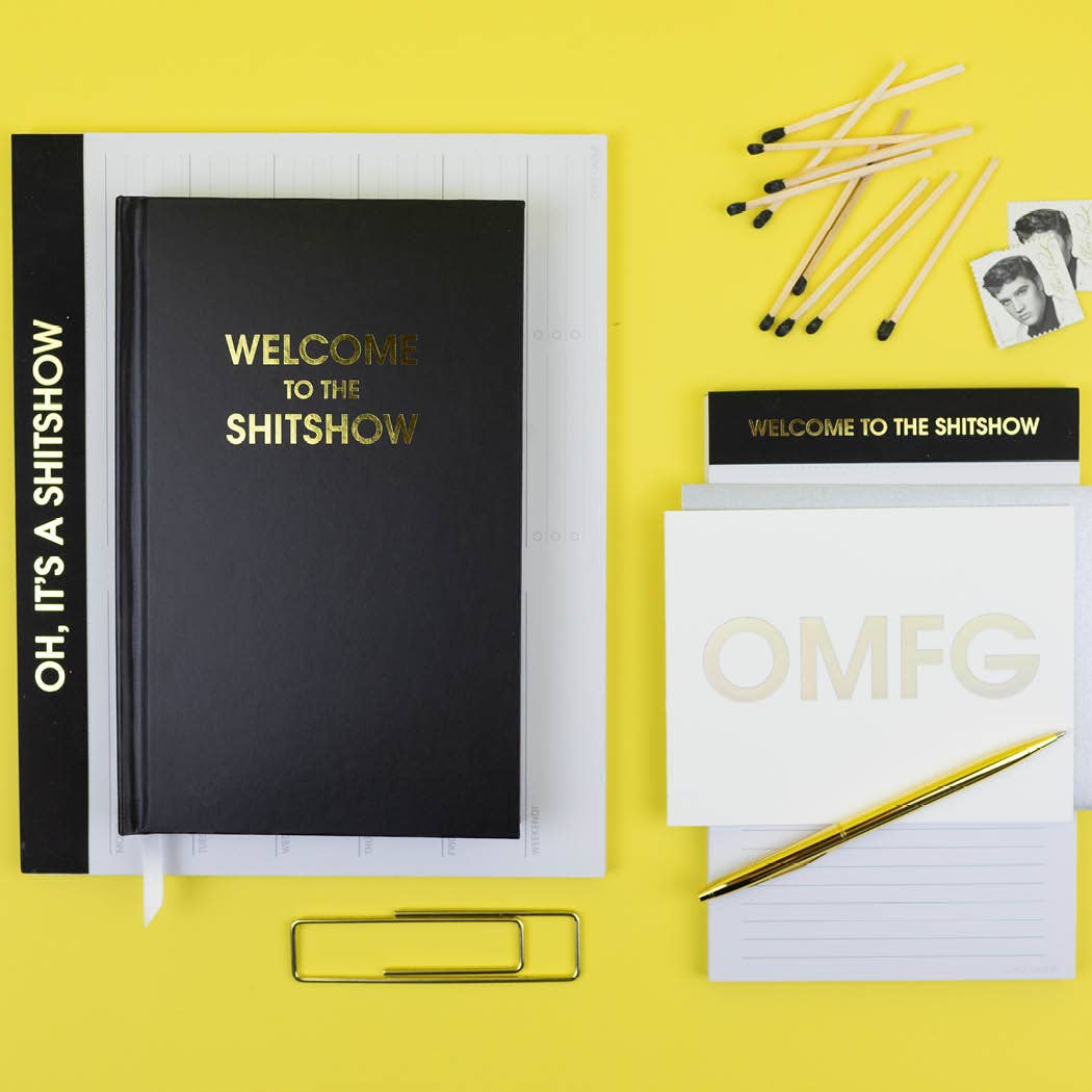 Welcome to the Shitshow Notepad - Black
