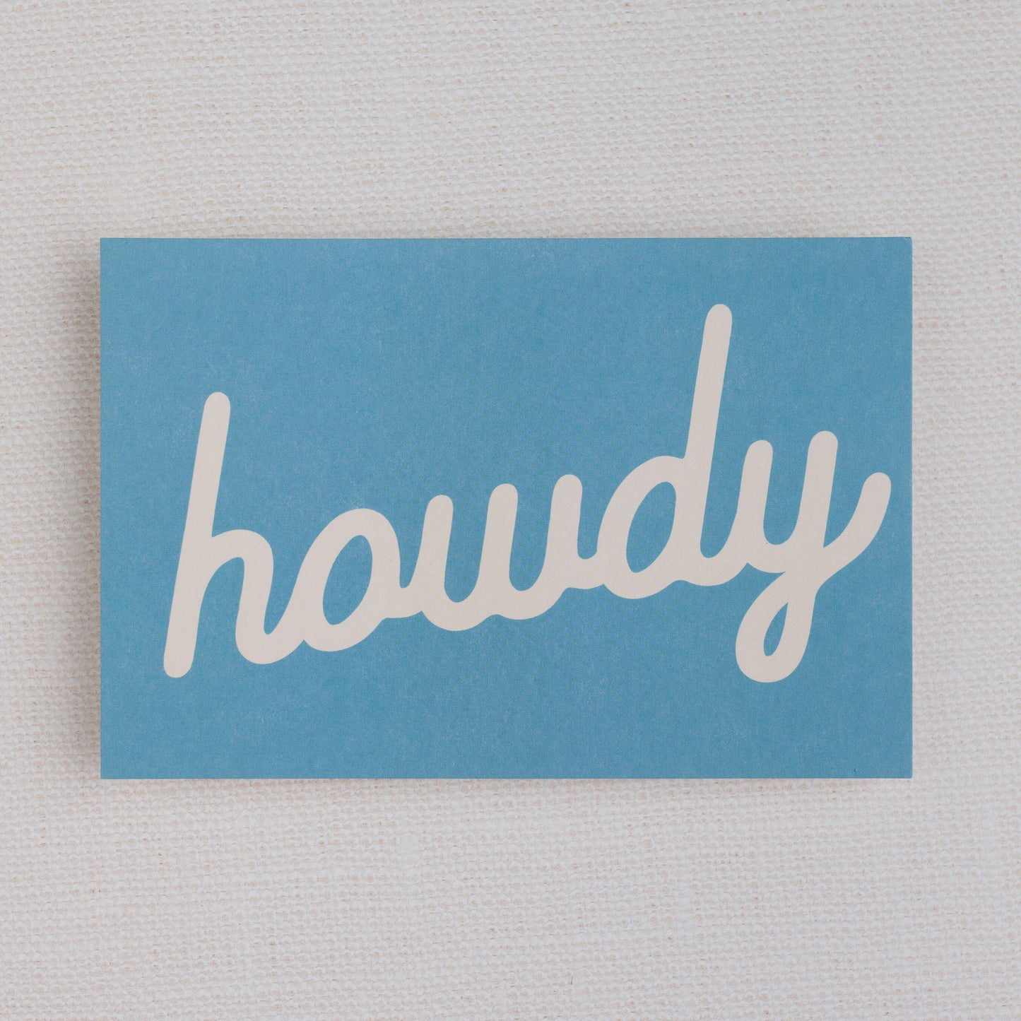 Howdy Postcards: Little of Blue / Individual