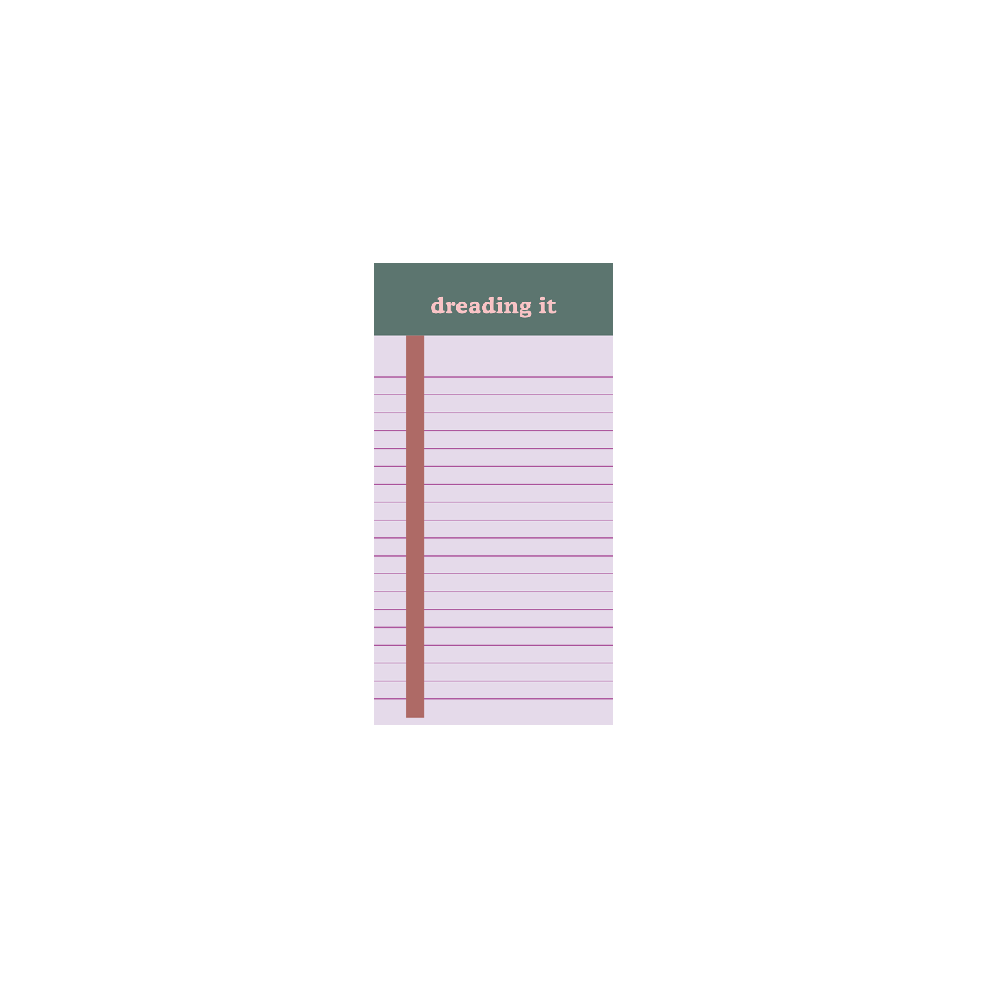 NEW! Tearaway Notepads : Another Fucking List