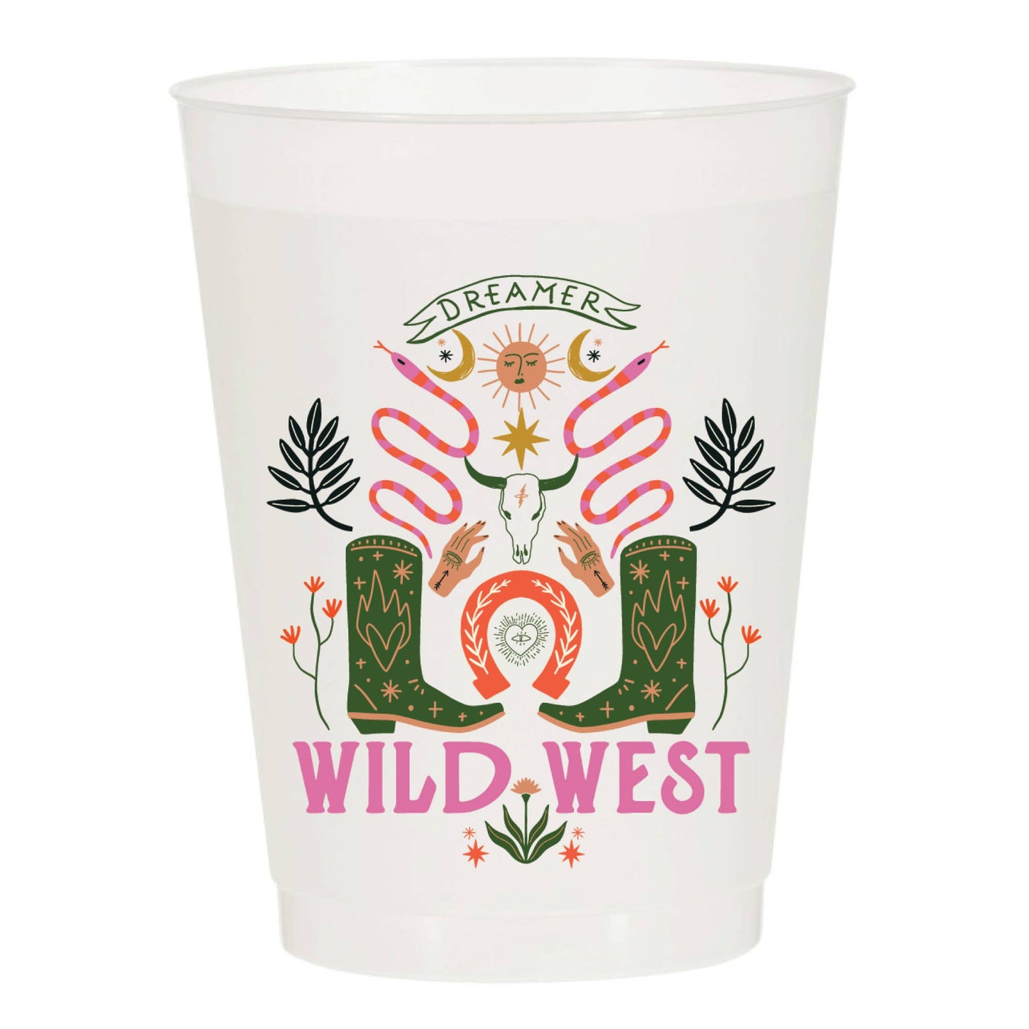 Wild West Frosted Cups - Rodeo: Pack of 6
