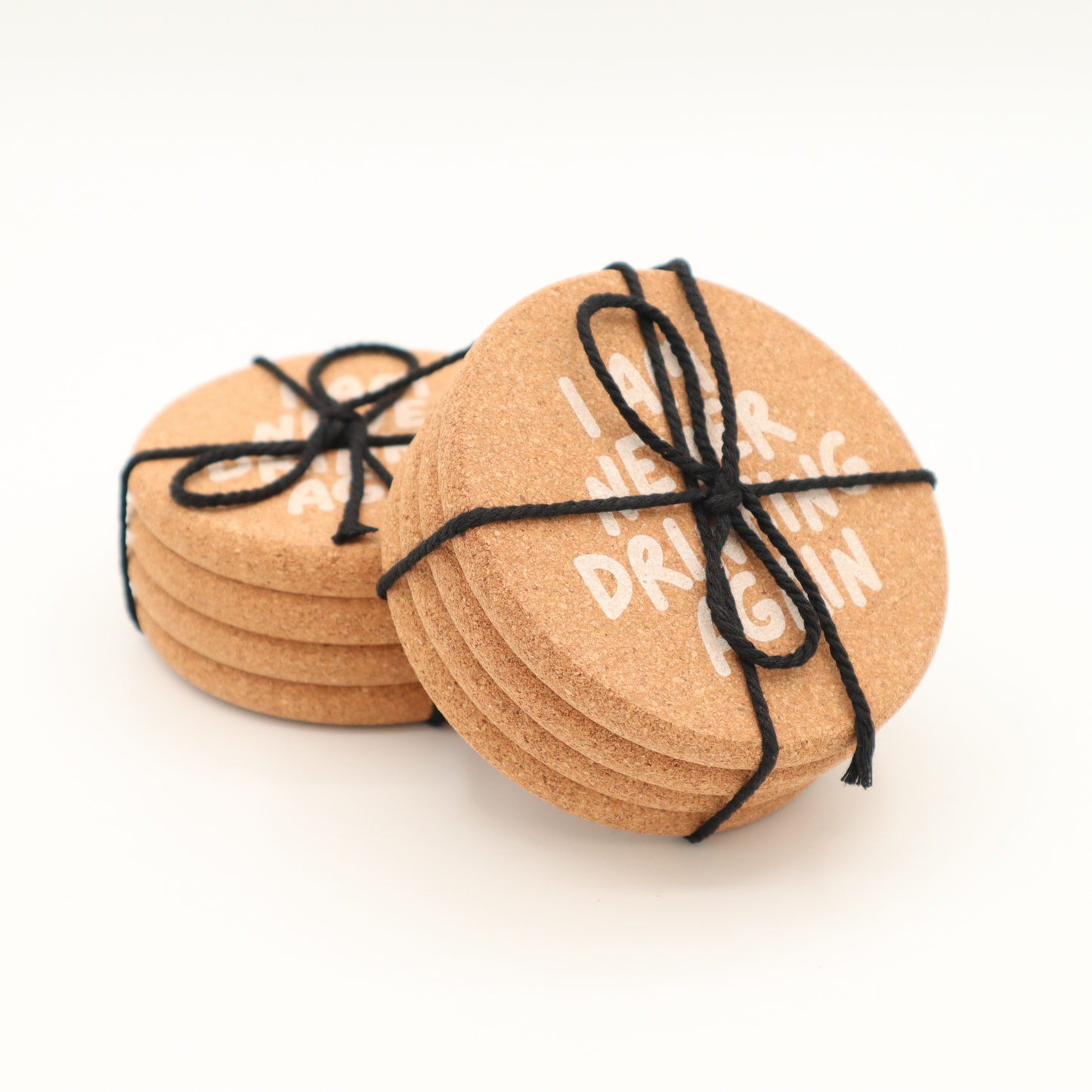 I Am Never Drinking Again - Cork Coaster