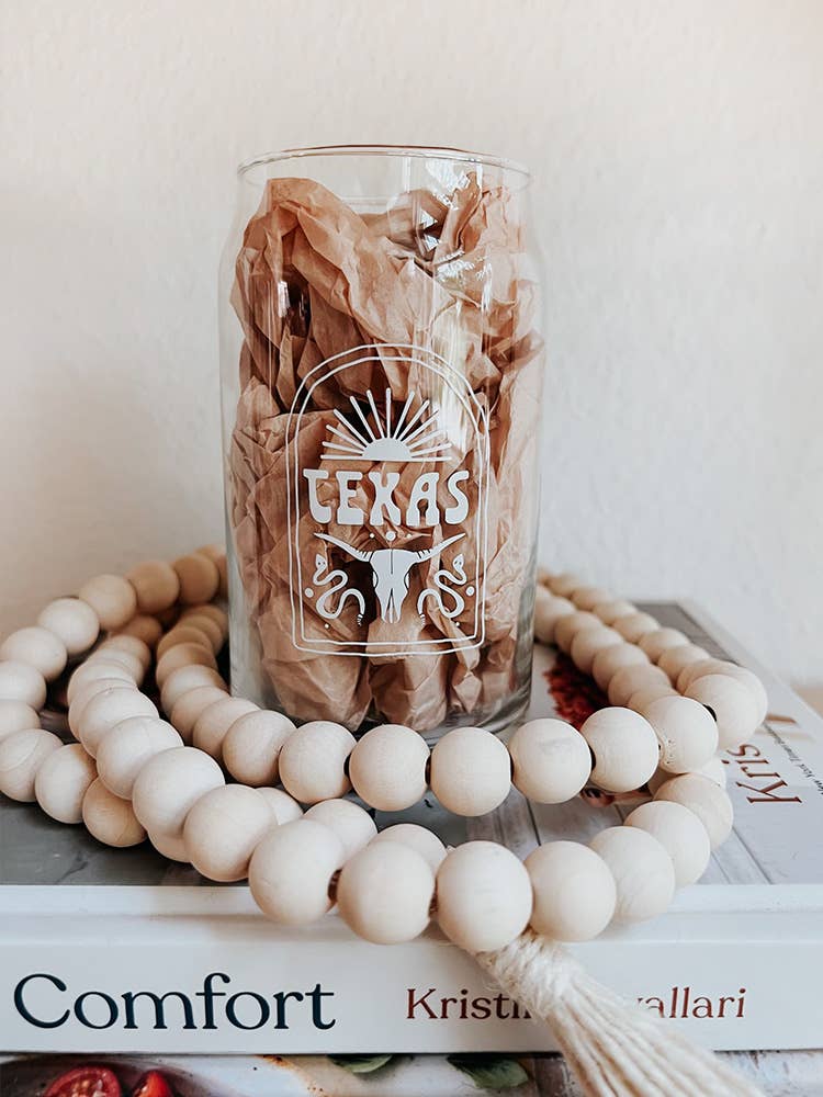 Texas Glass Cup