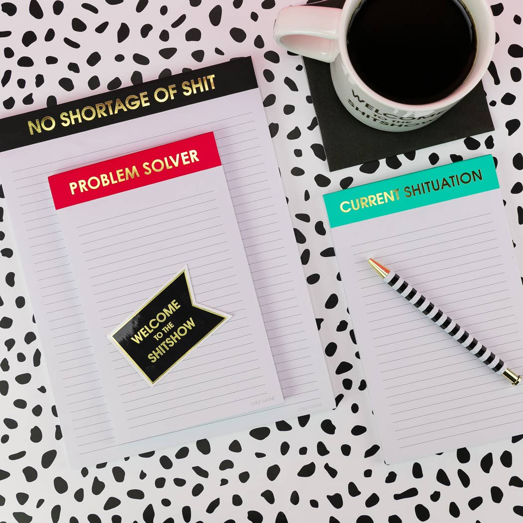 Problem Solver - Lined Notepad - Perforated Sheets - Red