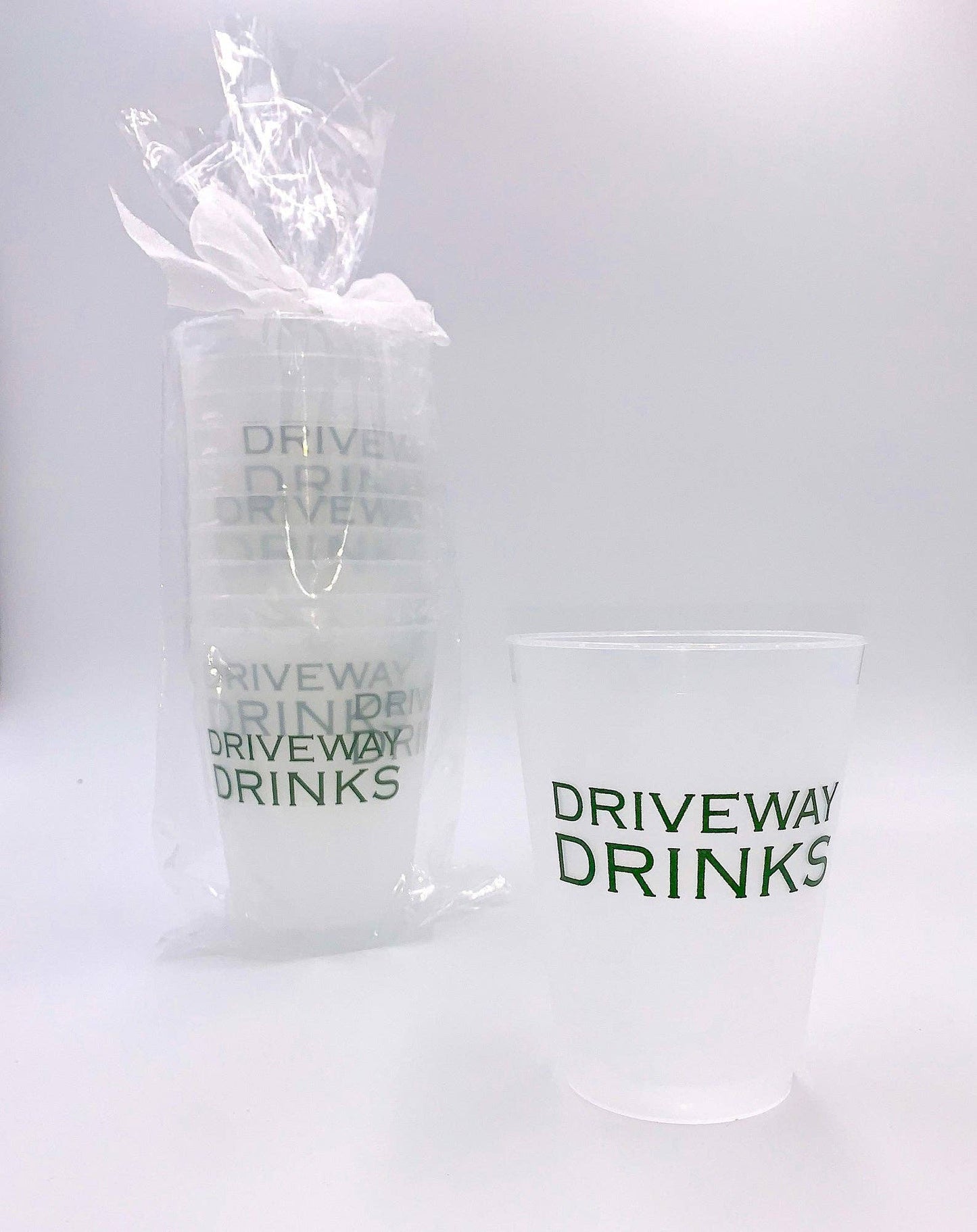 Driveway Drinks Frosted Cups - Summer: Pack of 6