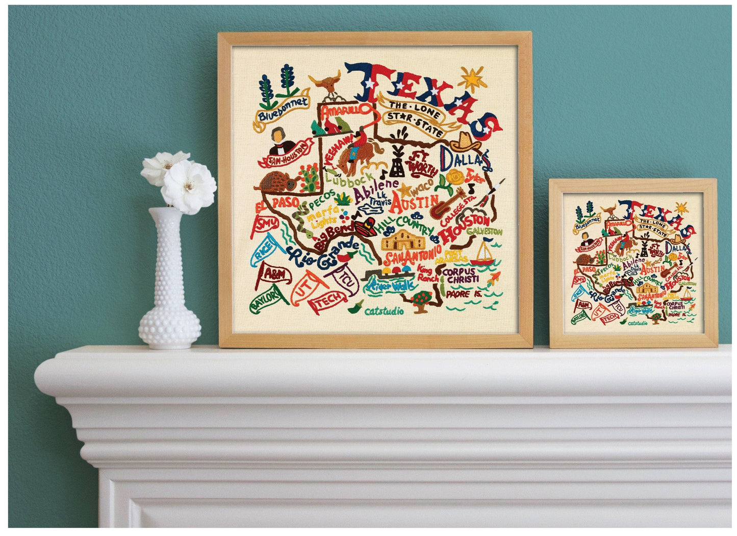 Texas Fine Art Print: 8"x8"