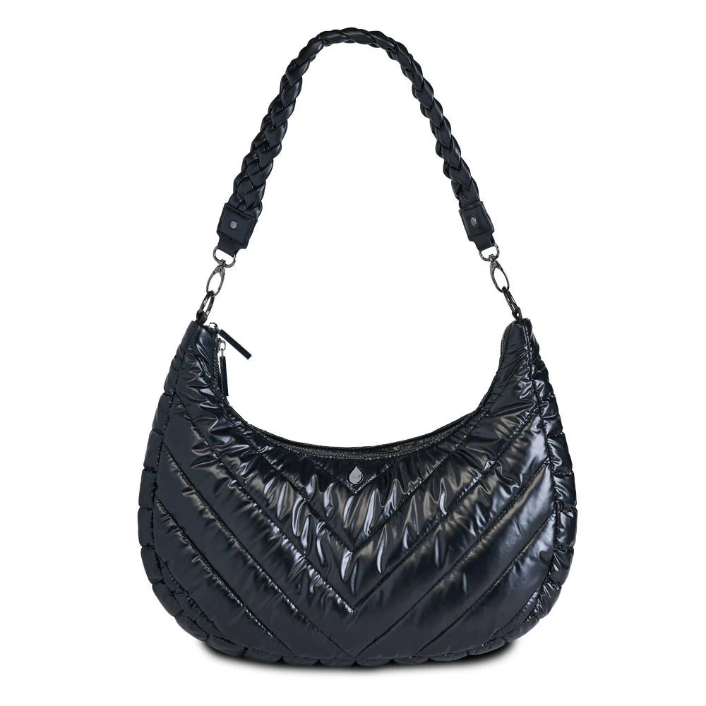 HydroHobo Bag - Black Pearl Water Bottle Bag