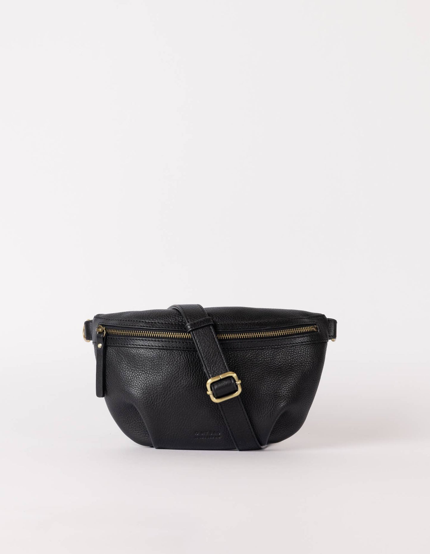 Leather Bum Bag Milo - Black Soft Grain