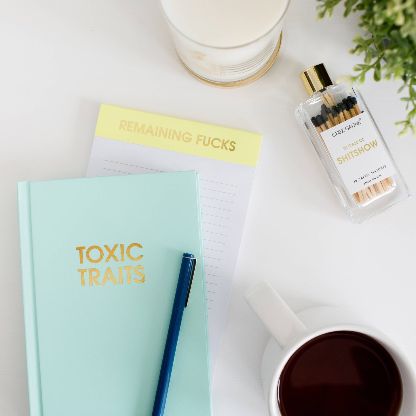 Remaining Fucks - Lined Notepad - Perforated Sheets - Yellow