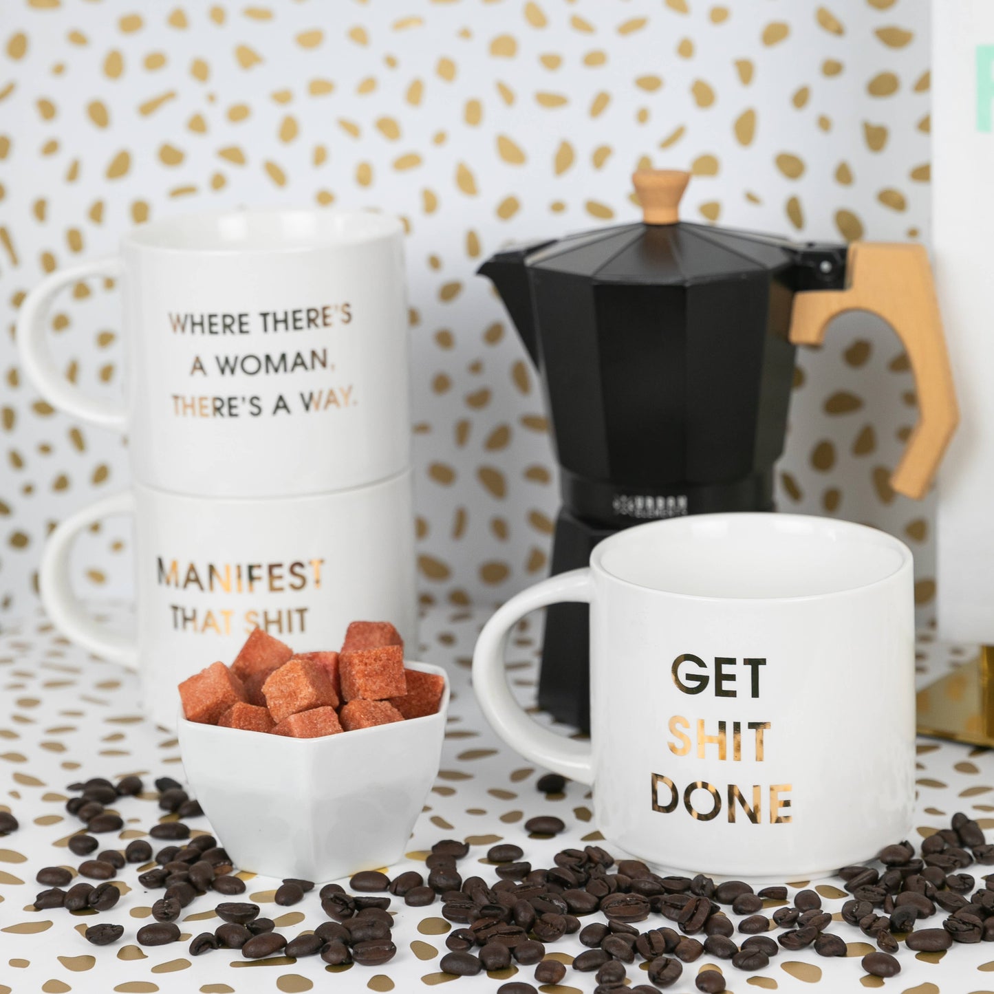Get Shit Done - Jumbo Stackable Coffee Tea Mug
