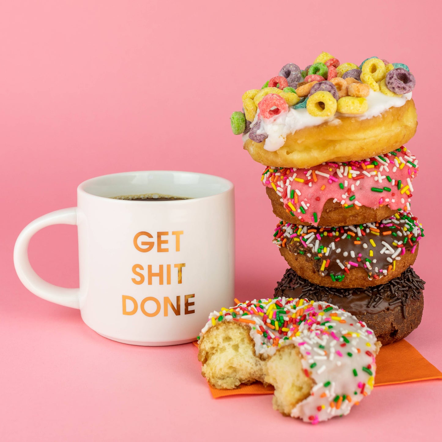Get Shit Done - Jumbo Stackable Coffee Tea Mug
