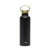 34 oz BLACK INSULATED WATER BOTTLE WITH GOLD TOP