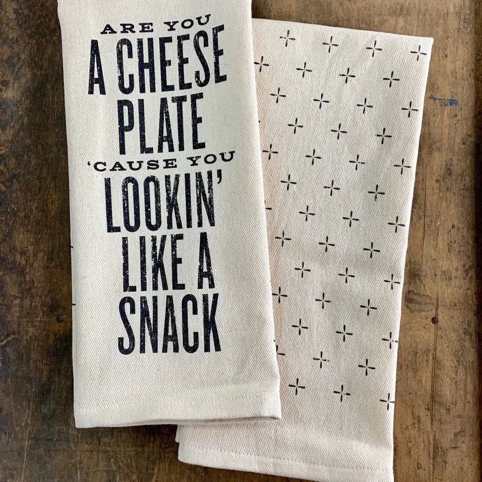 ARE YOU A CHEESE PLATE KITCHEN TOWEL