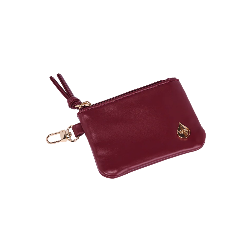 CLEAR HYDROBAG WATER BOTTLE BAG - MAROON STADIUM BAG