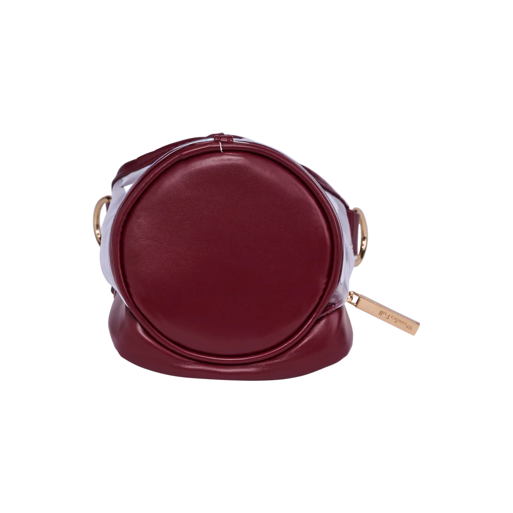 CLEAR HYDROBAG WATER BOTTLE BAG - MAROON STADIUM BAG