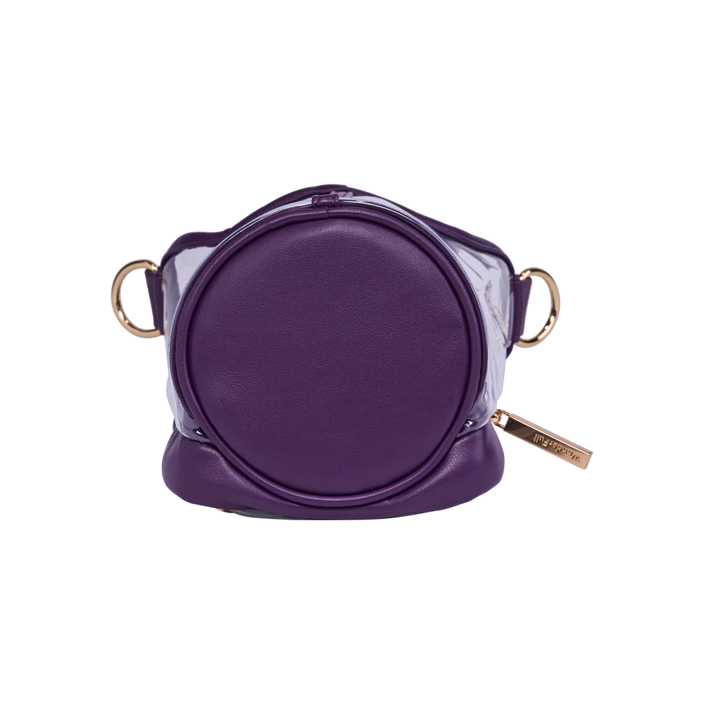 CLEAR HYDROBAG WATER BOTTLE - PURPLE STADIUM BAG