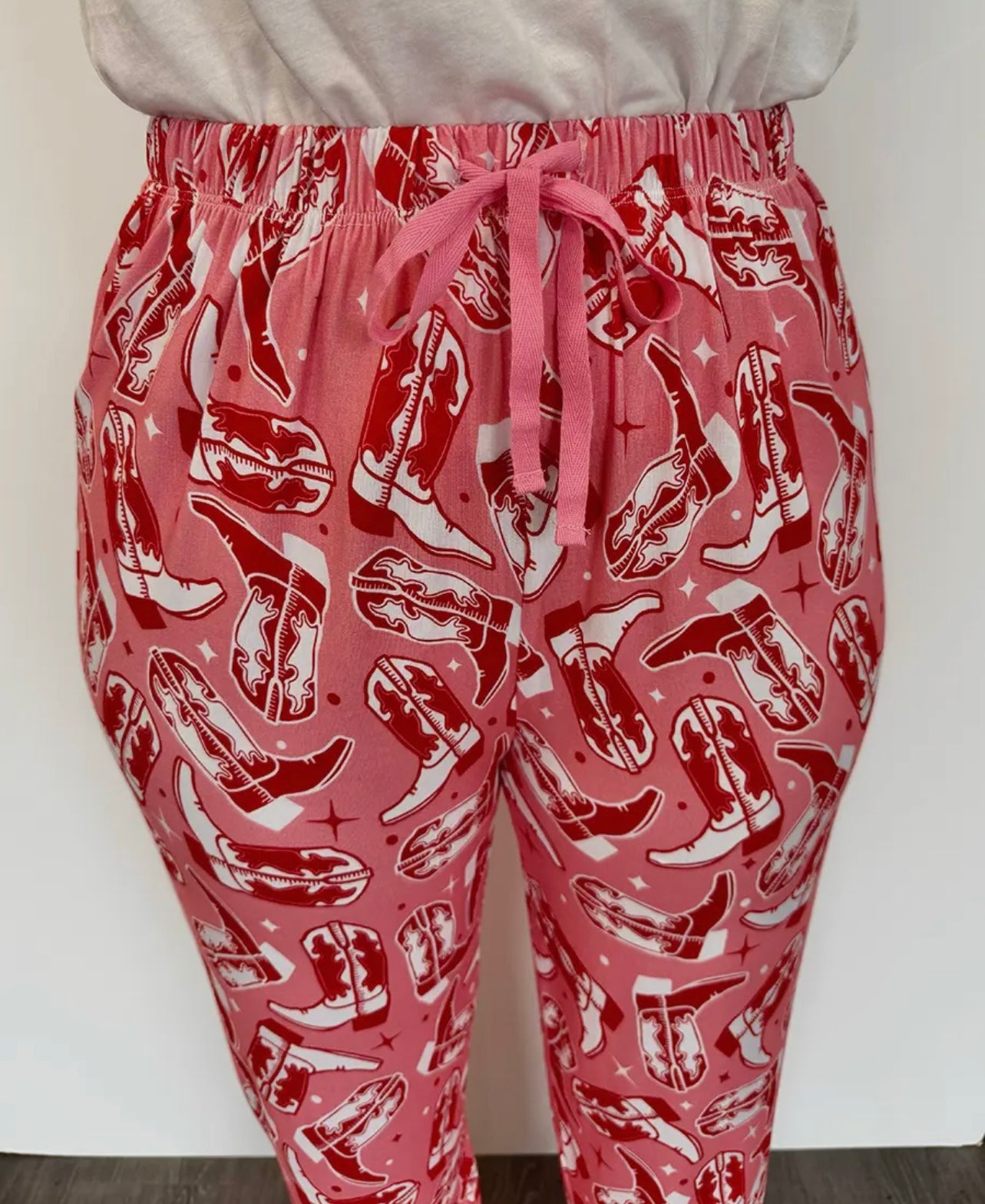 Cowgirl Boot Pajama Lounge Pants