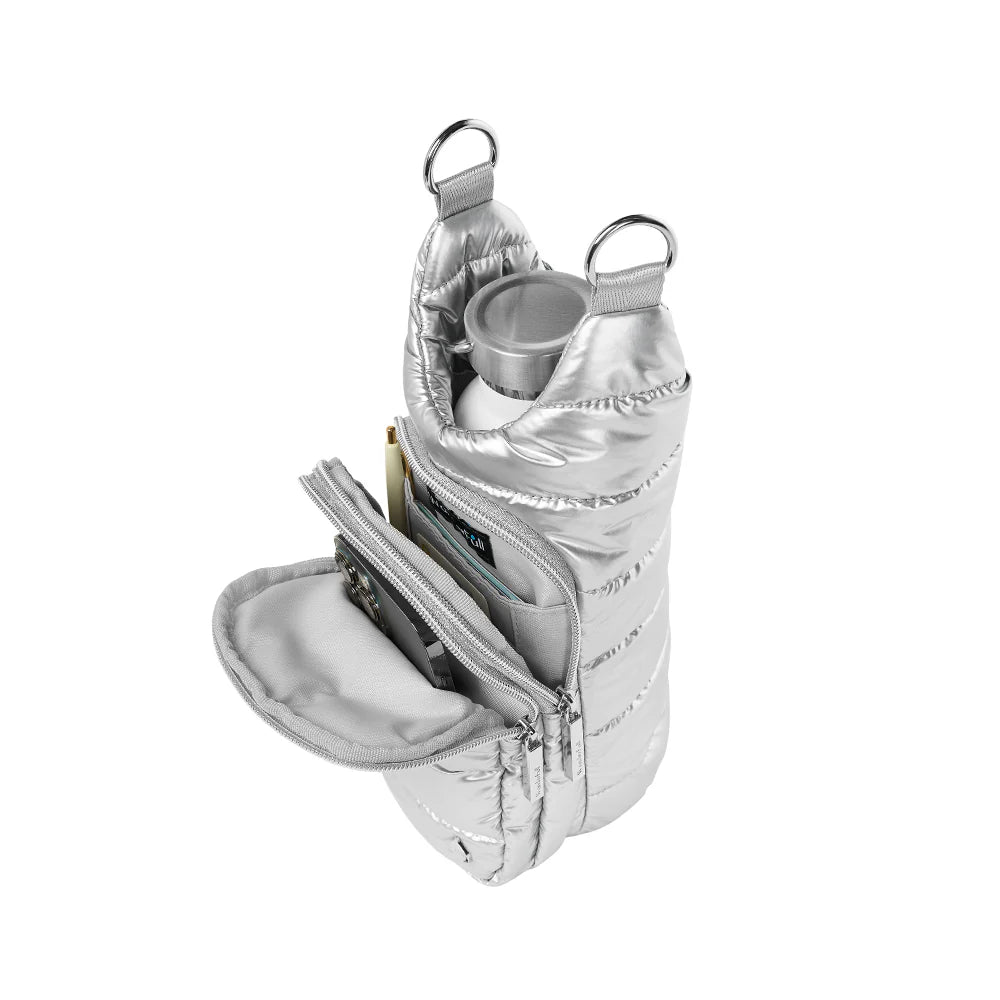 HYDROBAG WATER BOTTLE BAG - SHINY SILVER