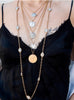 Gold Faustina Coin Station Necklace - The Fort Exclusive