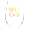 Self Care Wine Glass Stemless Wine Glass
