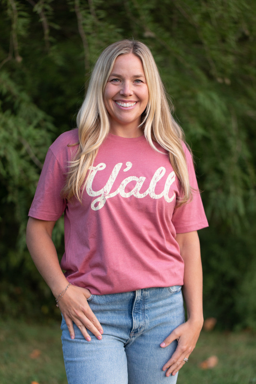 Y'ALL SCRIPT SHIRT