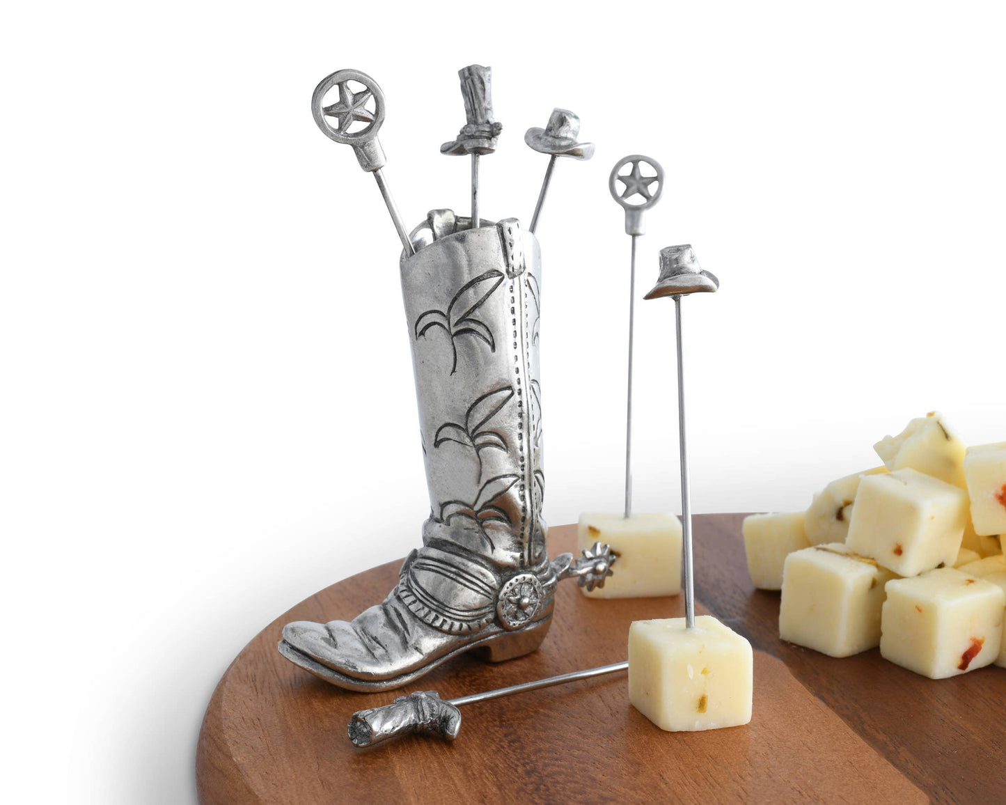 Western Boot Cheese Pick Set
