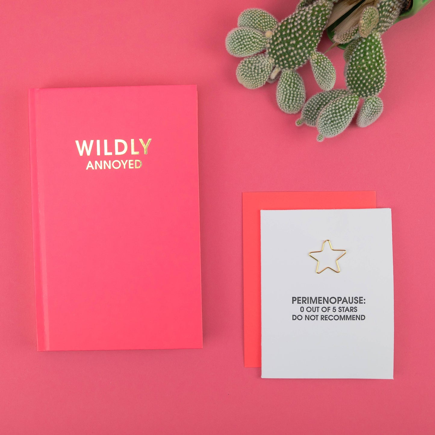 Perimenopause : 0/5 Stars - Everyday Paper Clip Letterpress Card