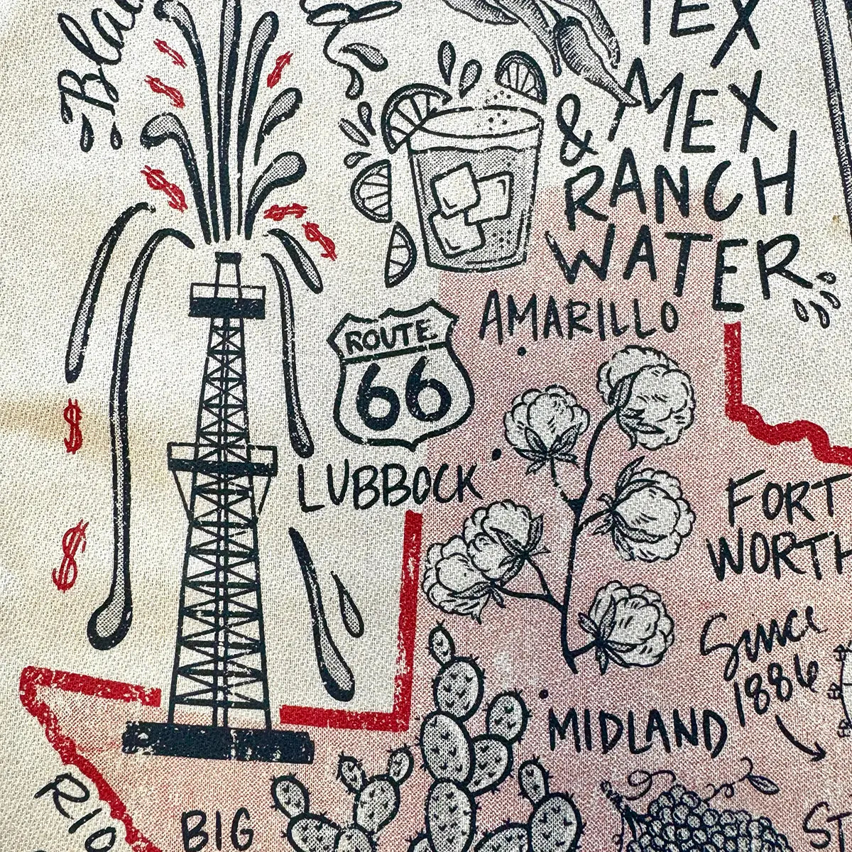 EVERYTHING IS BIGGER IN TEXAS KITCHEN TOWEL