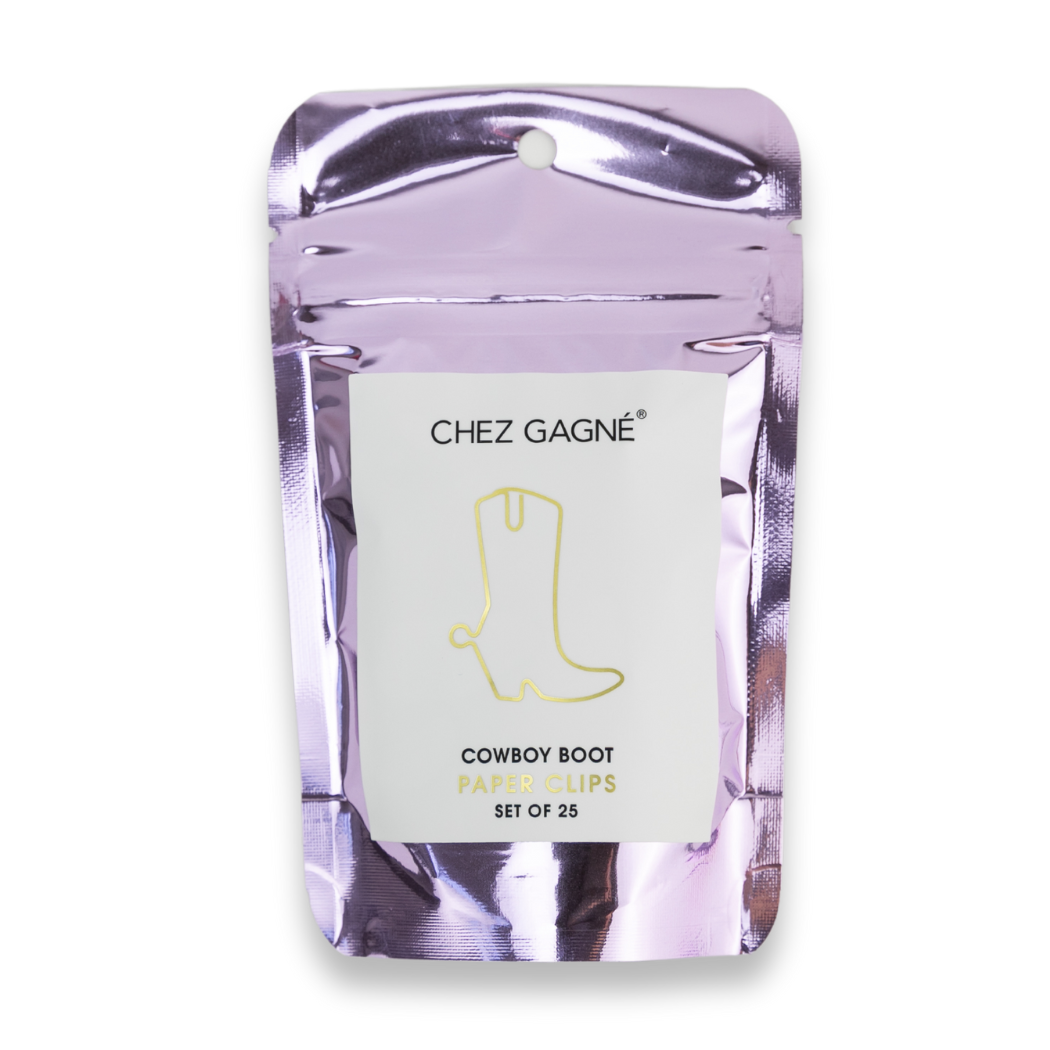 Paper Clip Pack - Cowboy Boot - Pack of 25 - Office Supplies