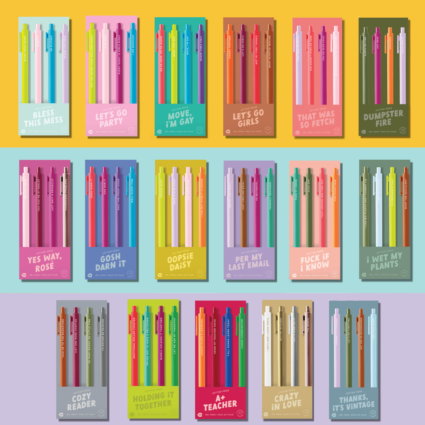 Jotter Sets 4 Pack -Dumpster Fire