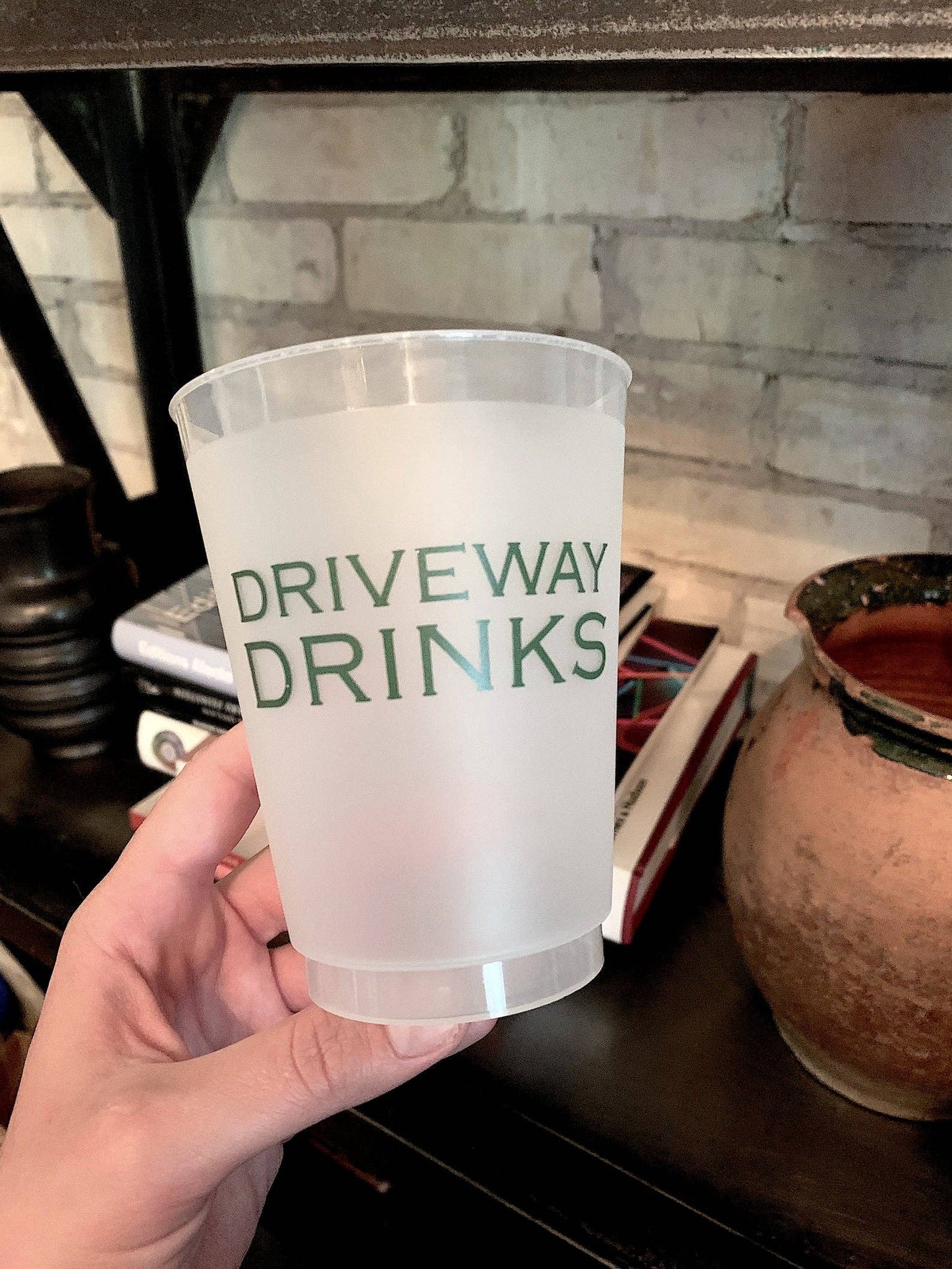 Driveway Drinks Frosted Cups - Summer: Pack of 6
