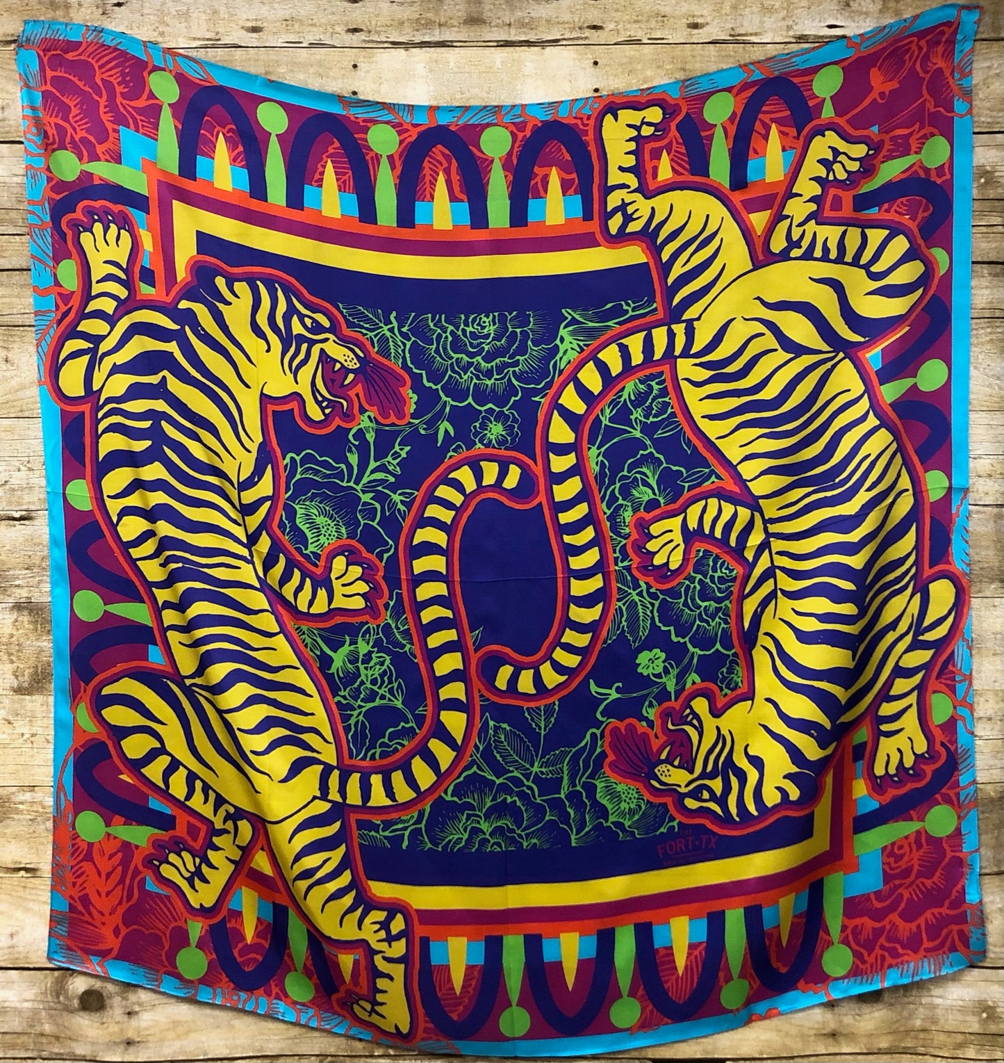 Eye of The Tiger Silk Scarf
