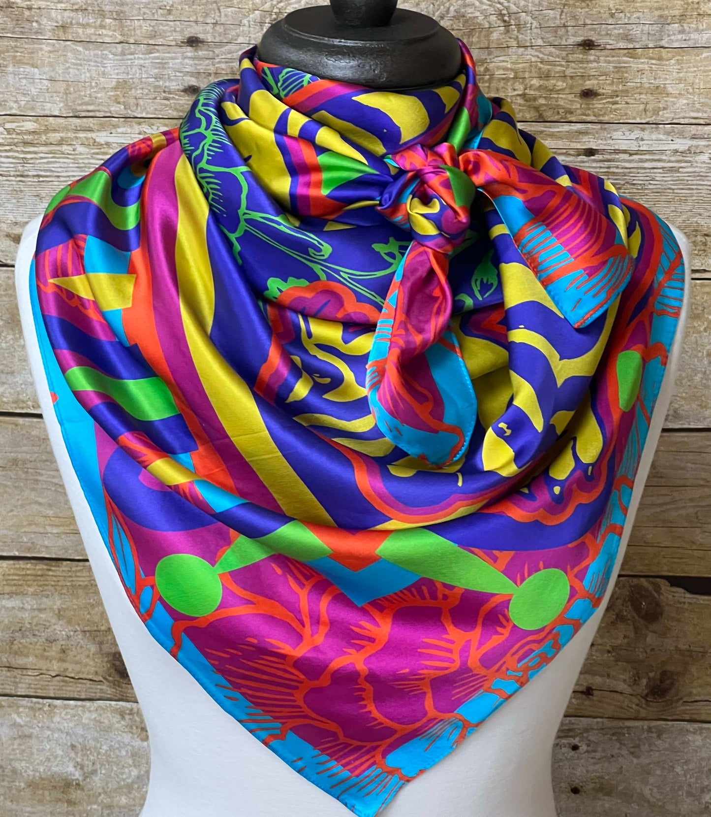 Eye of The Tiger Silk Scarf
