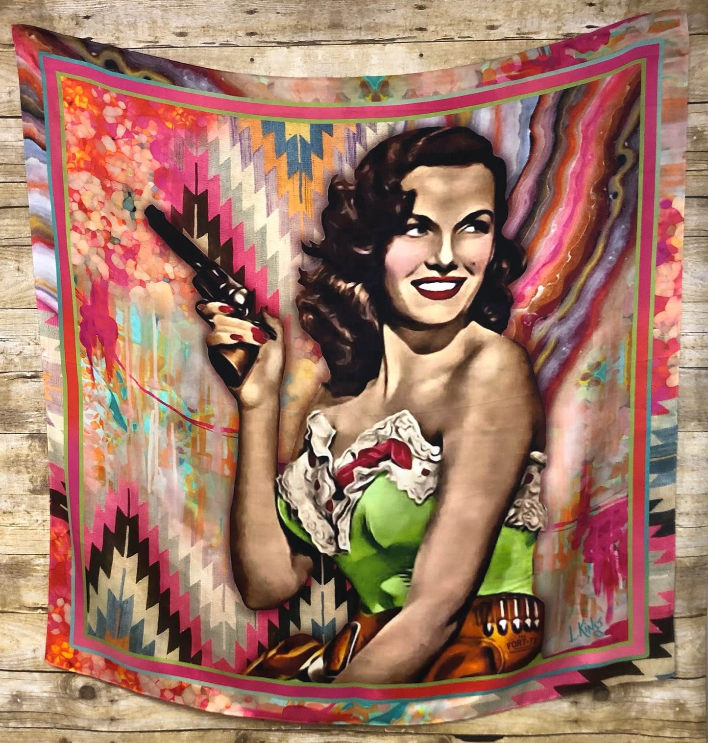 Shoot to Thrill Silk Wild Rag
