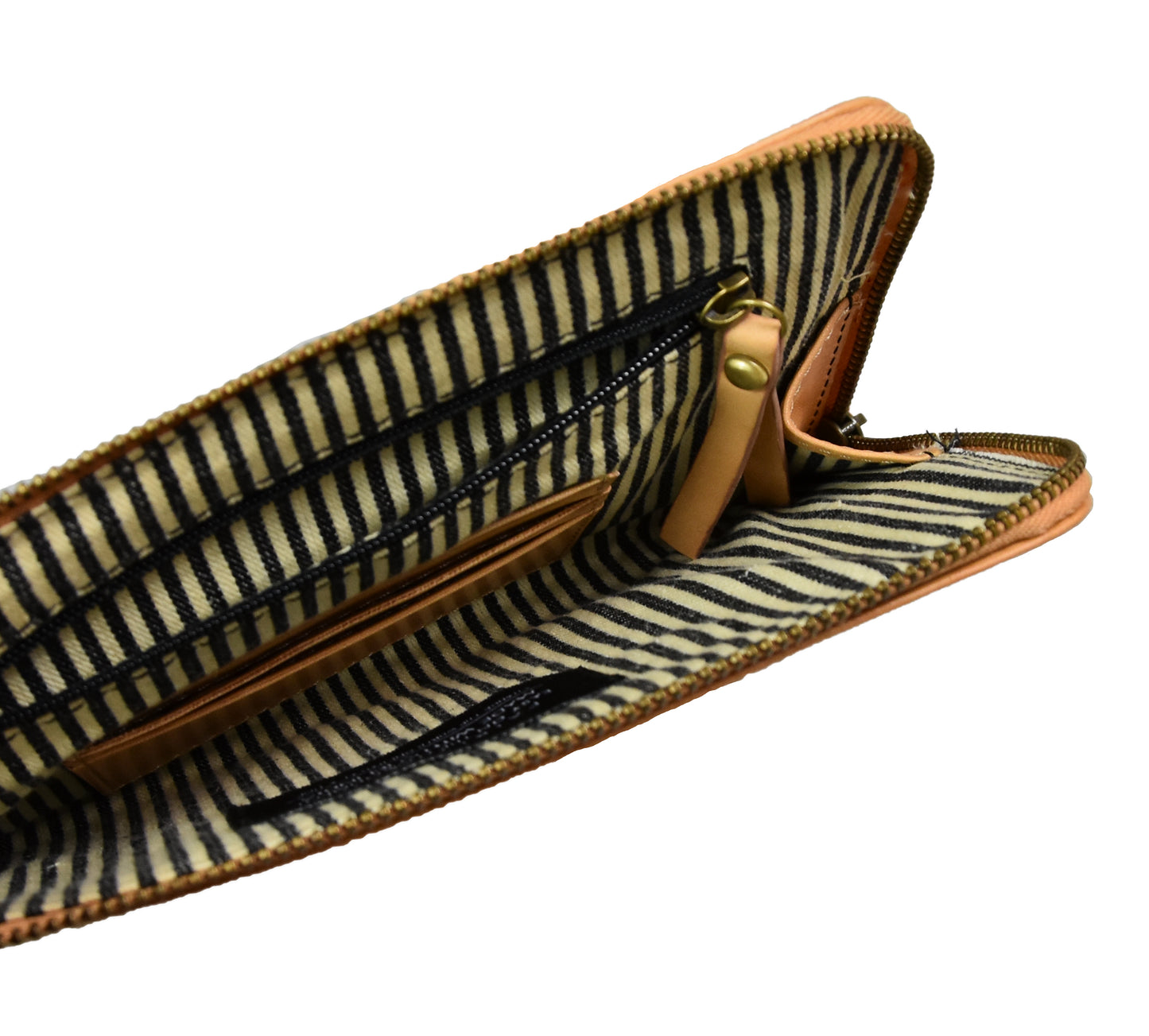 Classic Cognac Travel Wallet