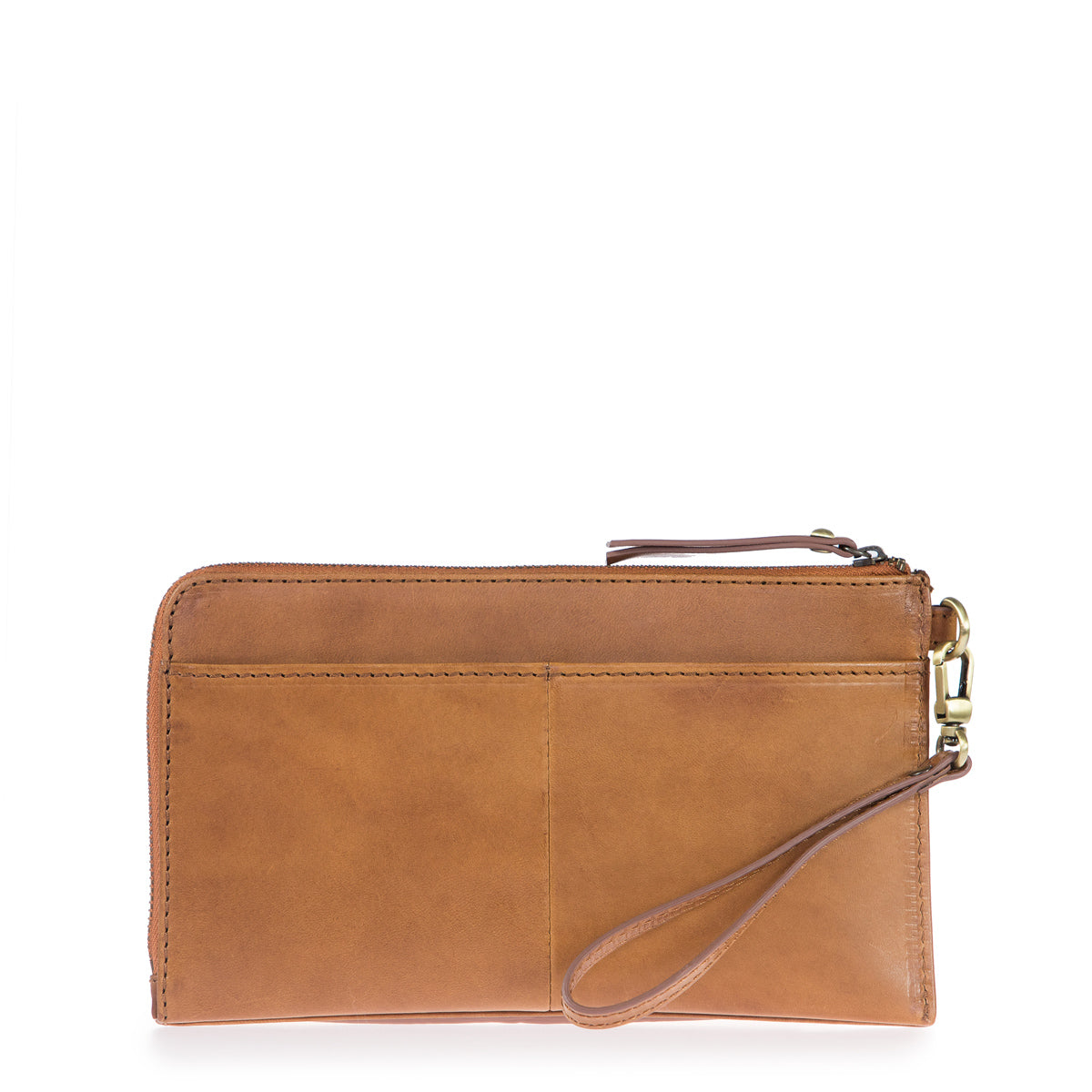 Classic Cognac Travel Wallet