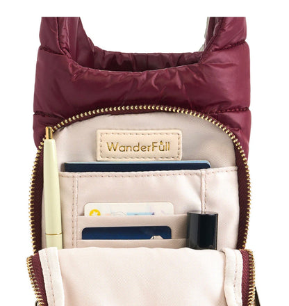 HYDROBAG WATER BOTTLE BAG - DARK CHERRY