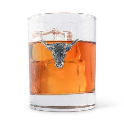 Longhorn Double Old Fashion Bar Glass