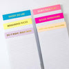 Good Intentions - Lined Notepad - Bright Fuchsia