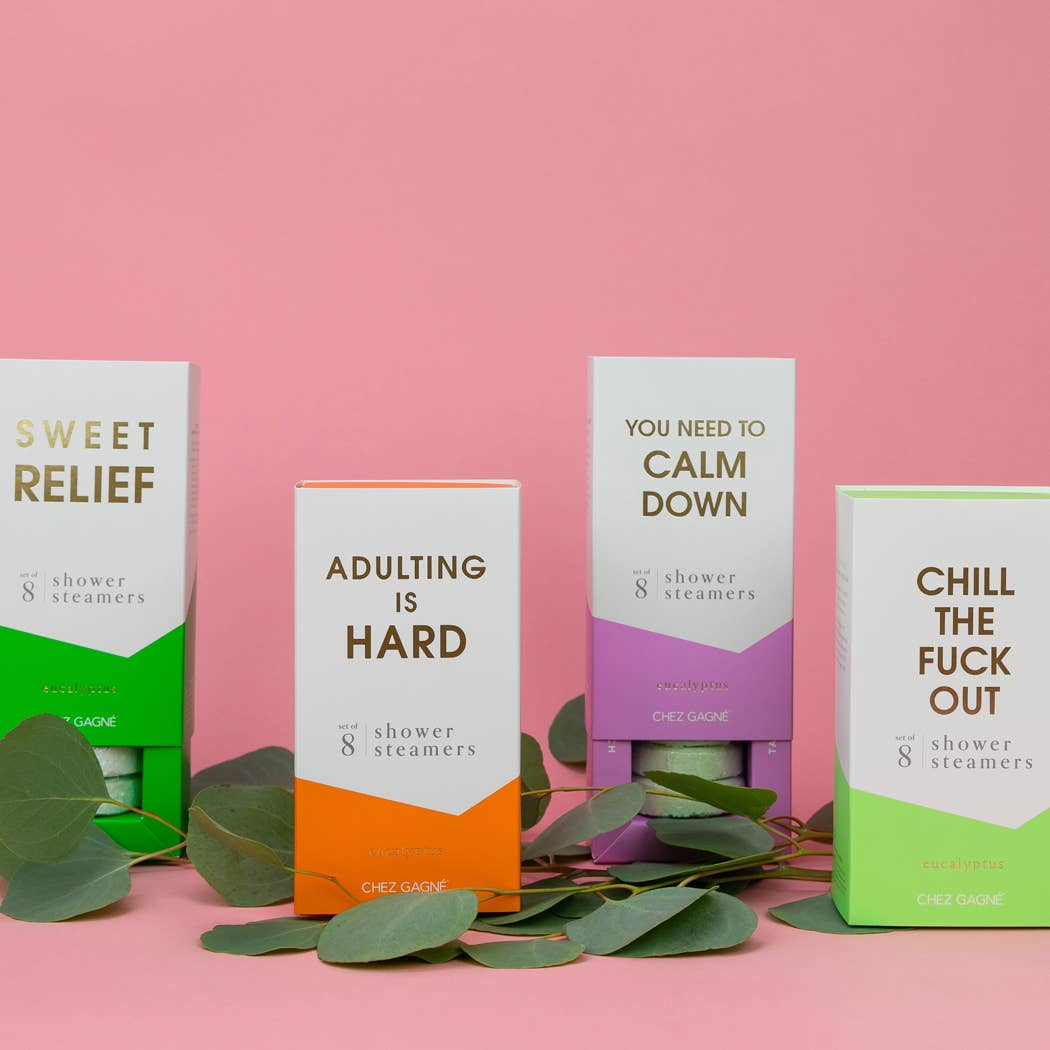 Chill The Fuck Out - Shower Steamers - Eucalyptus - Set of 8