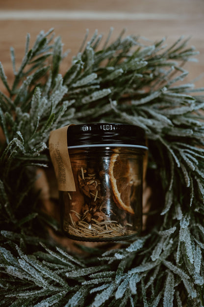 Christmas Simmer Pot, 6oz, Glass Jar