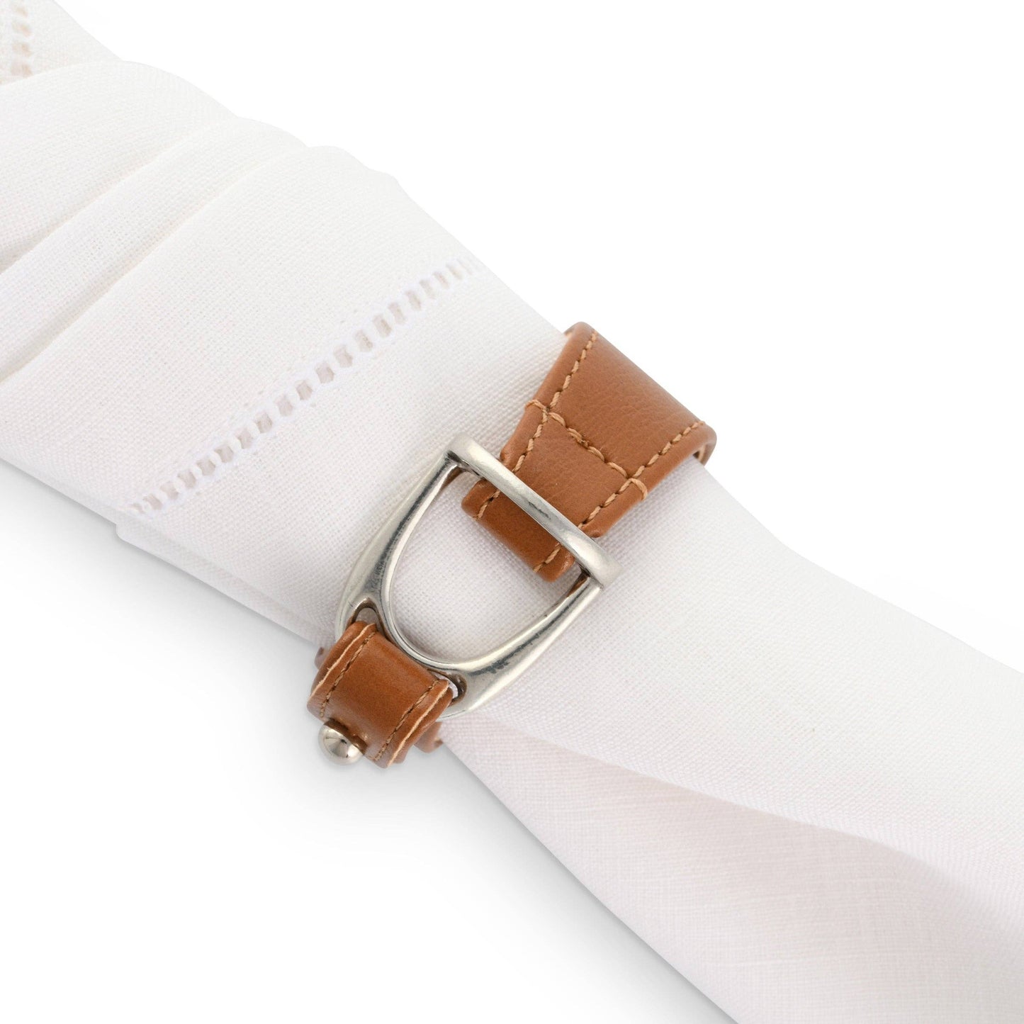 Stirrup Vegan Leather Napkin Ring