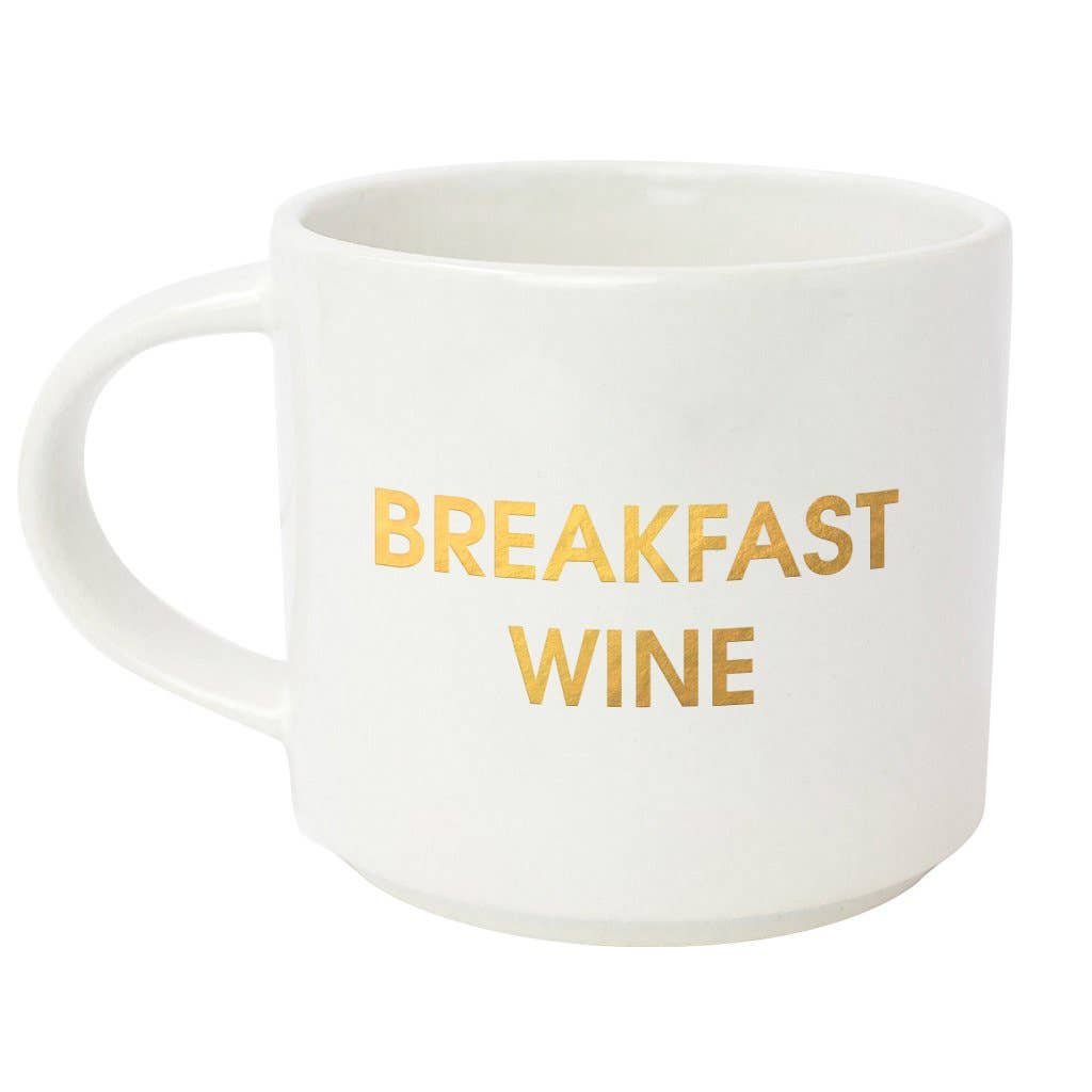 Breakfast Wine - Jumbo Stackable Coffee Tea Mug