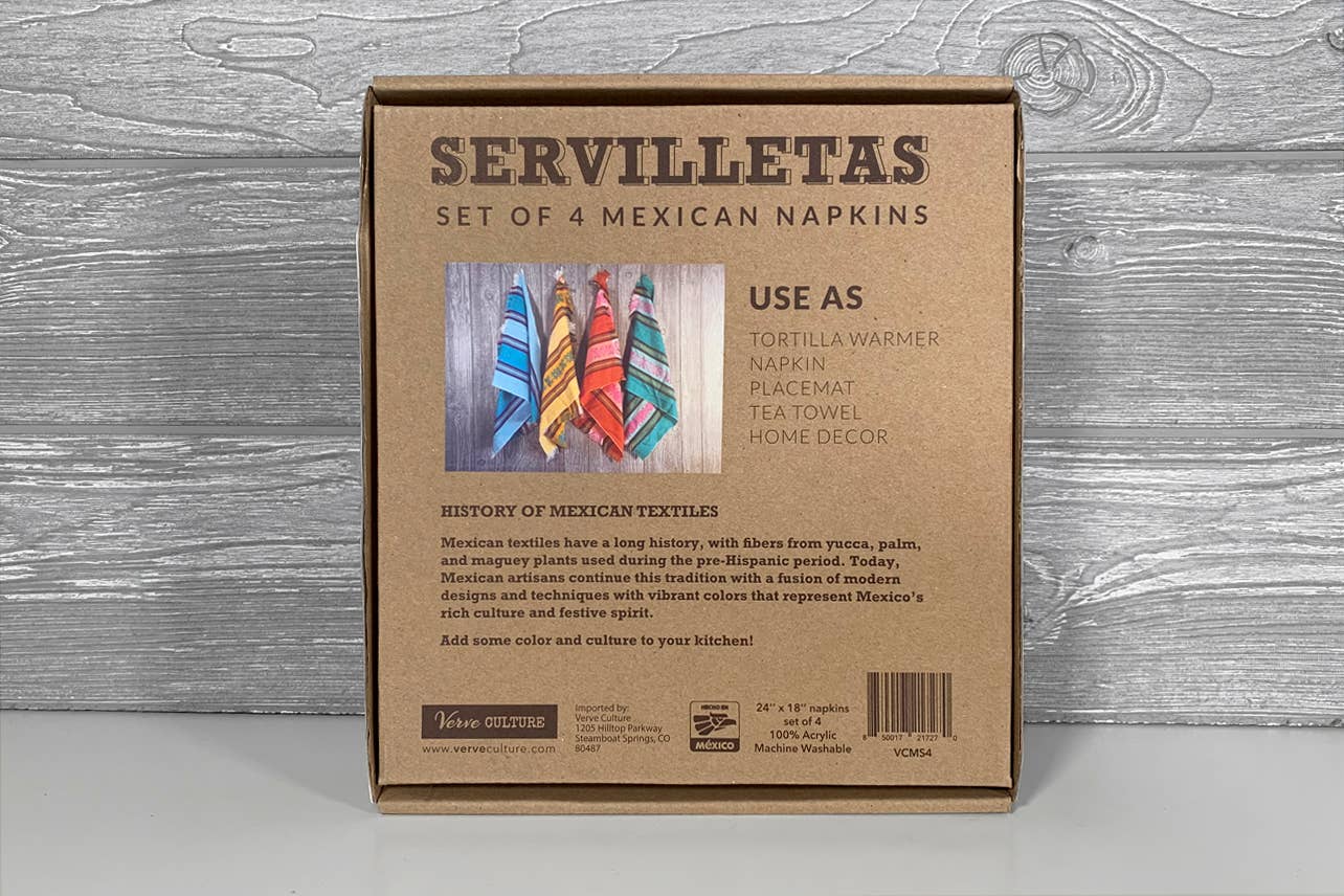 Servilletas - Set of 4 Mexican Napkins