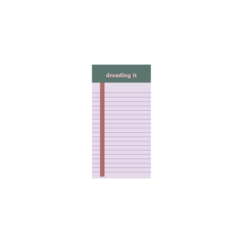 NEW! Tearaway Notepads - Extra Small: Dreading It