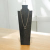 Silver Shackle Necklace on Sterling Plated Chain