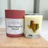 Christmas in Texas Candle in Reusable Cocktail Glass