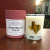 Christmas in Texas Candle in Reusable Cocktail Glass