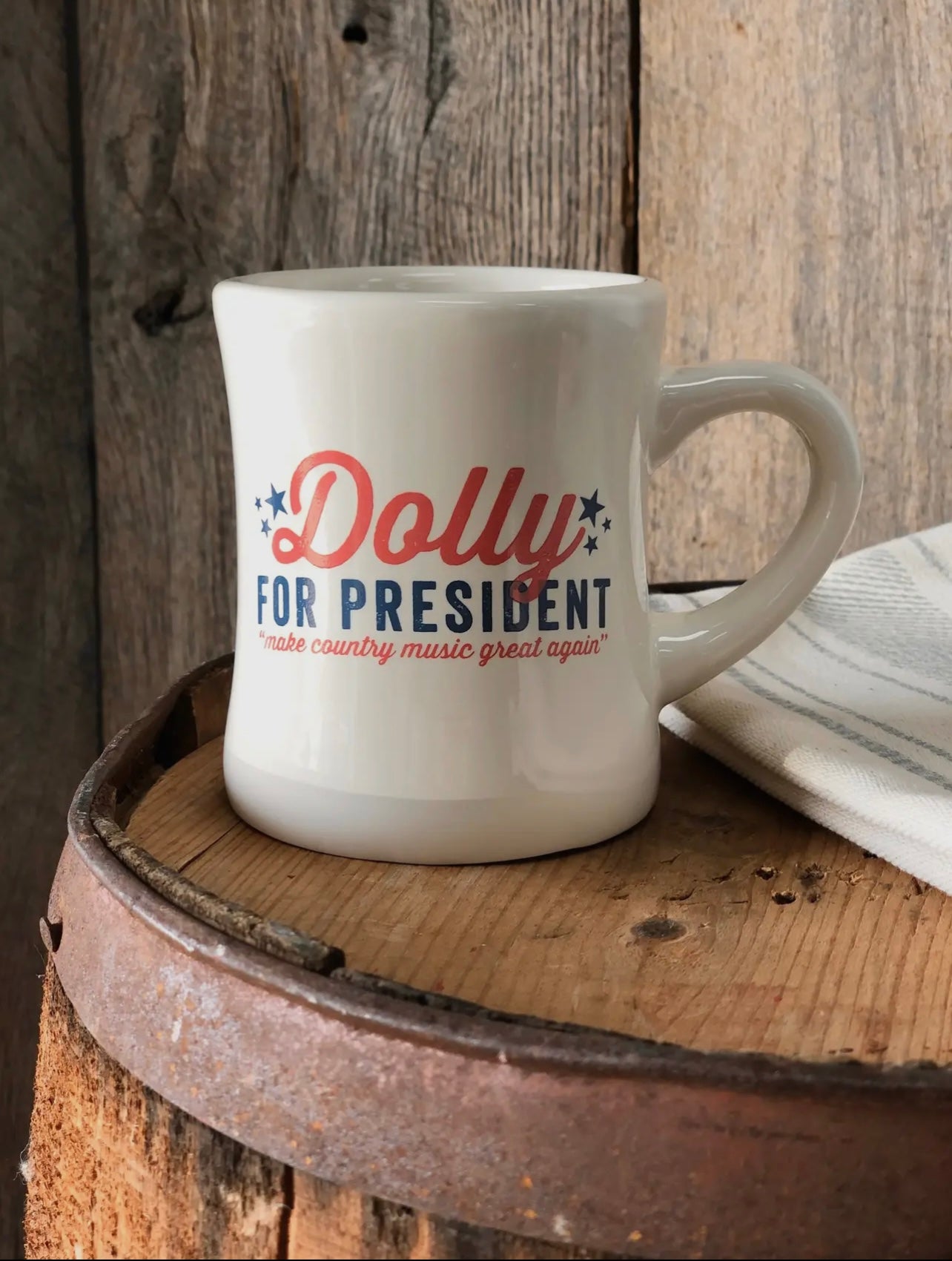 Dolly for President Diner Mug